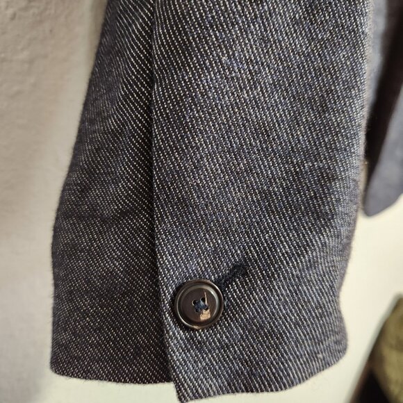 Massimo Dutti Women's Italian Blue Blazer 12 - Picture 4 of 9